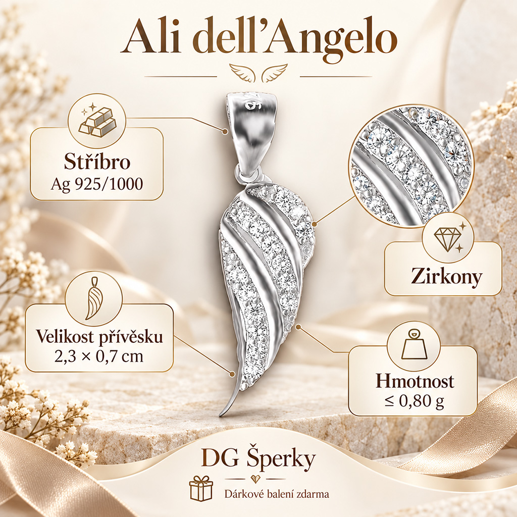 Stříbrný přívěsek Ali dell’Angelo (5)
